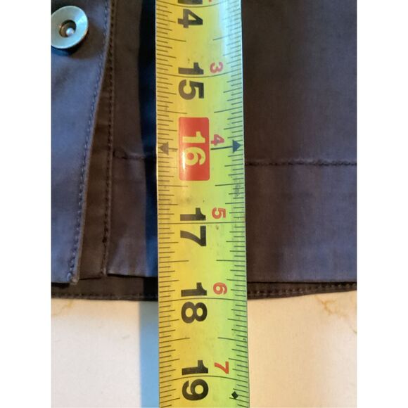 Carve Designs Button Up Skirt Sz 8 Brown Stretch - Picture 5 of 6